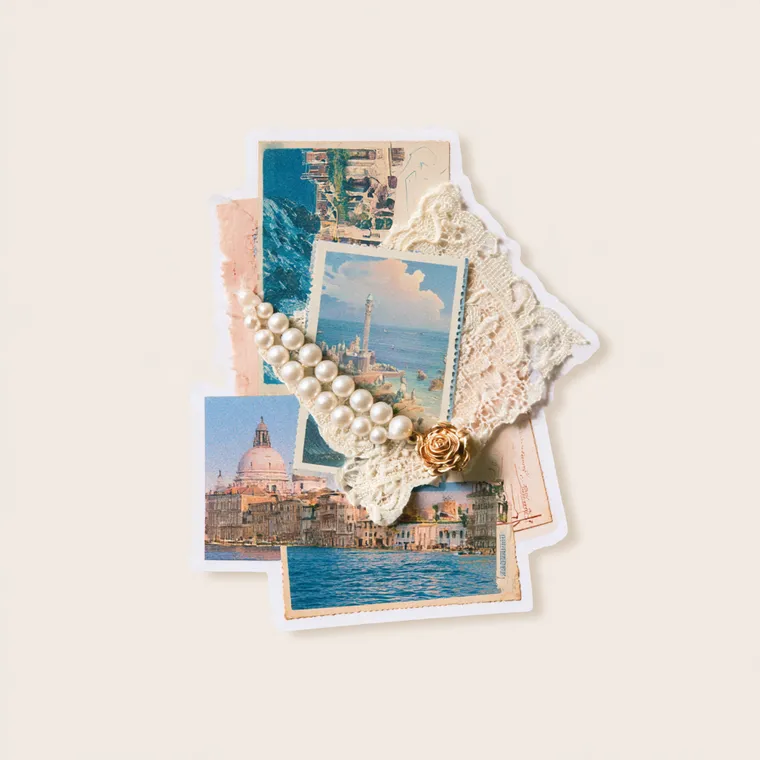 Venice postcard bundle sticker preview